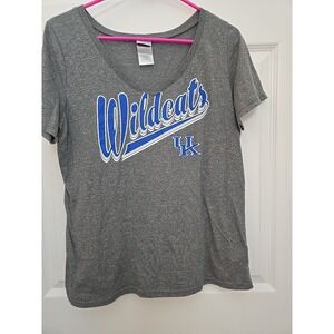 Kentucky Wildcats Women's XL T-shirt Gray Creative Apparel